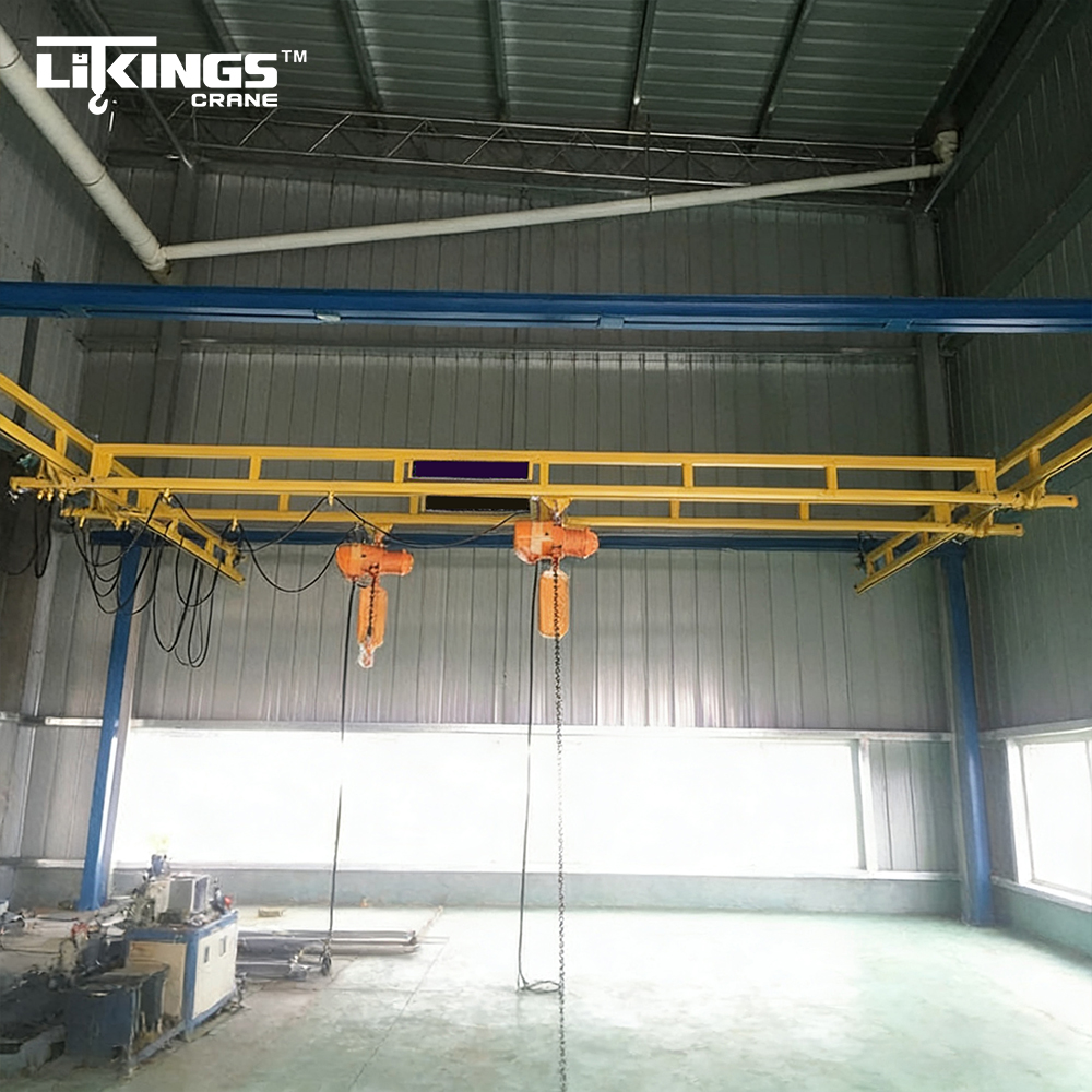Light Duty KBK Overhead Crane High Precision Low Maintenance for Assembly Line Cargo Transport